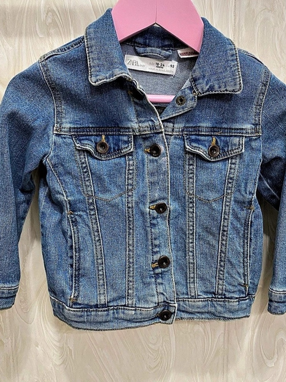 Zara Baby Denim Jacket Blue Baby 18-24M